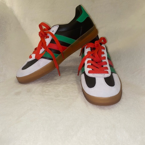 Unisex Size 8 - Adidas x Gucci Gazelle “Black Green Red” - Picture 1 of 8